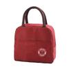 Bolsa Bento Estilo Japonês Bolsa Térmica para Marmita Espessada com Folha de Alumínio Tecido Oxford Grande Capacidade Portátil Leve