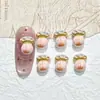 Nuevas Decoraciones de Uñas Infantiles de Moda: Accesorios Populares de Resina de Hongo Pequeño para Uñas 3D DIY