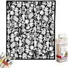 Manta Kaelidoras DIY para Colorir para Adultos, 50X60 Polegadas Velve