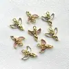 Vintage barroco óleo gota pingente gordinho pouco anjo liga pingente diy mão- feito brincos headwear atacado