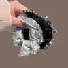 Coletero de satén de cristal dulce y exquisito de alta calidad para mujer, con un toque de alta gama estilo bosque, alta elasticidad, adecuado para moños, accesorio elástico para el cabello