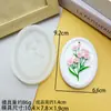 Molde Colgante de Flor de Margarita DIY Velas Hechas a Mano Aromaterapia Yeso Lirio del Valle Mariposa Colgante Orquídea Molde de Silicona