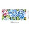 Bl338 Adhesivo electrostático para vidrio, versión horizontal, con diseño de flores transfronterizas, para decoración de ventanas, sin pegamento