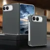 Capa para Celular Dobrável Duo da Apple Cor Sólida Carregamento Magnético Embutido à Prova de Queda Capa Protetora iPhoneduo