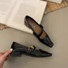 Primer Encuentro Jifa Francés Tacón Grueso Estilo Pequeño Chanel Zapatos de Salón para Mujer 2026 Primavera/Otoño Nuevo Estilo Nicho Mary Jane Zapatos de Mujer Temperamento