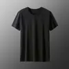 Lightning Warehouse se especializa en camisetas populares de manga corta de alta resistencia para hombre, camisetas básicas holgadas de color liso de moda para el verano en blanco y negro