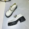 Sapatos de Salto Alto Jk Sapatos Mary Jane para Mulheres Primavera/Verão 2026 Sapatos Pequenos de Couro Elegante Retro Simples Versátil Bico Redondo Salto Grosso Tira Única