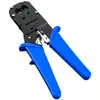 Herramienta de engaste para cabezal de cristal rj45 de grado industrial 8P6P de doble uso con pelacables y pinzas de red de engaste