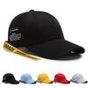 Gorra Primavera y Otoño Nueva gorra de béisbol con cinta bordada gorra de pico personalidad gorra de sol para exteriores gorra de viaje gorra de pareja
