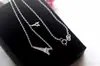 Collar de Plata de Ley S925 al por Mayor Diseño de la Torre Eiffel de París Collar Incrustado de Diamantes para Mujer Estilo Coreano Lujo Ligero Exquisita Joyería de Plata de Ley