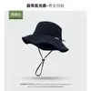 Chapéu de Pescador Leve Simples Versátil Respirável Repelente à Água para Primavera e Verão Estilo Japonês Harajuku Moda Casual Chapéu de Sol Feminino