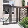 Reja de ventana de mampara de pantalla de aluminio Reja hueca de porche estilo chino Paquete de diseño e instalación de pantalla completamente de aleación de aluminio
