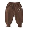 [Retención de Calor Antibacteriana] Pantalones de Forro Polar para Niñas para Otoño e Invierno, Pantalones Casuales Gruesos de Pana para Niños Pequeños y Niños