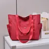 Bolsa de Lona Feminina Estilo Novo Transfronteiriça, Bolsa de Mão de Grande Capacidade, Bolsa Casual e Versátil para Trabalho e Deslocamento, Bolsa Tote de Ombro