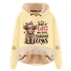 Sudadera con capucha informal elegante y holgada de talla grande para temporada de primavera y otoño, composite de algodón sintético, lana de cordero, hombros caídos, cordón