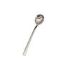 Cuchara Gruesa de Acero Inoxidable Transfronteriza con Textura Martillada, Cuchara Estilo Coreano, Vajilla de Alto Valor para Restaurante Occidental, Cuchara de Mango Largo para Comer y Sopa