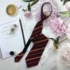 Marca H Gravata Borboleta Vermelha Azul Dourada Estilo Campus Japonês JK/DK Mesmo Estilo para Homens e Mulheres Zíper Grátis Laço Escolar Grátis