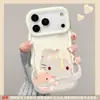 Capa para iPhone 17 Pro Max Tema Panda Bebê, Silicone para iPhone 16, Transparente para iPhone 14, Suporte Duplo para iPhone 12, para Mulheres para iPhone 15