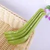 Cuchara para sopa de restaurante Hogar Flor verde de melamina Caracol Fideo Plástico Picante Caliente Wonton Ramen