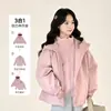 Tutu Elefantito Ropa Infantil Chaqueta para Niñas 2026 Otoño Nueva Ropa de Exterior Infantil Chaqueta Impermeable Soft Shell
