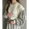 Stock Disponible Suministro Más Vendido Pedidos Extranjeros Corea Japón Comercio Exterior Lotte Primavera Verano Otoño Falda Larga Falda de Empalme Vestido de Gasa