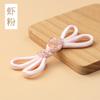 Hengmeihe Clase a Botón de Placa Cheongsam Perla de Jade Cristal Mariposa Botón de Tela Traje Tang Dinastía Han Botones Hechos a Mano Accesorios para Mujer