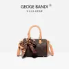 Bolso de Mano Bolso Almohada Presbópico Estampado para Mujer 2025 Nuevo Bolso Boston de Hombro Cruzado Pequeño