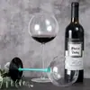 Fundo Preto Gravata Borboleta Azul Taça de Vinho Tinto Estilo Europeu Luxo Leve Doméstico Grande Capacidade Maçã Colorida Taça de Vinho