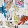 Transfronterizo Especialmente Diseñado para Navidad Polvo de Oro Simulado Guirnalda de Árbol de Navidad de 6 Hojas de Olivo Decoración de Ratán Esquejes al por Mayor