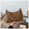Bolsa de ombro cross-border com corrente romboide estilo coreano casual bolsa crossbody all-match bolsa de viagem casual de cor sólida da moda bolsa têxtil para mulheres