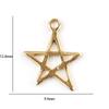 Accesorios de joyería de cobre DIY ins carillones de viento de cristal atrapasueños colgante decorativo Amazon transfronterizo disco Estrella Luna