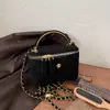 Bolso de Mano Caja con Textura de Felpa Gamuzada Estilo Coreano Moda Cadena de Cuadrícula de Diamantes Bolso Cruzado de Hombro Ins Nicho Temperamento