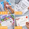 Papelão Branco Abertura Total A4/8K/4K Artesanal Cartão Rígido Espessura Especial Desenho Infantil Desenho de Engenharia Jornal Manuscrito Papel Branco