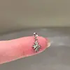 Colección Serie Colgante Clavos de Hueso de Oreja Pendientes de Tornillo de Acero de Titanio Perforación de Oreja para Mujer Pendientes de Clavo Coclear