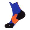Calcetines de Baloncesto de Media Pantorrilla con Bloques de Color Personalizables con Malla Transpirable Disipación de Calor y Calcetines Deportivos Antideslizantes para Adultos y Niños Entrenamiento y Competición