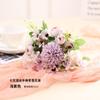 Ramo de Sala de Estar Flores Falsas de Plástico y Flores Accesorios para Sesión de Fotos Decoraciones de Flores Artificiales Adornos para el Hogar Flores en Mano
