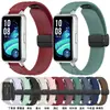 Adequado para Huawei Band 8/9/10/11/11Pro Fivela Magnética Dobrável em Forma de Diamante Pulseira de Silicone Huaweiban
