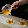 O copo espessado cabo de madeira japonês lado da xícara masculina filtro xícara de chá conjunto de chá kungfu