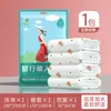 Juego Desechable de Cuatro Piezas de Sábanas, Funda de Edredón, Funda de Almohada para Viajes, Cama Doble de Hotel, Ropa de Cama Anti-Suciedad, Portátil para Coche Cama de Tren
