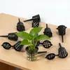 Caja de Plástico Negra para Fertilizante con Tapa para Jardinería de Bonsáis, Caja de Fertilizante de Liberación Controlada para Orquídeas y Plantas Acuáticas, Dispositivo Preciso de Fertilización y Riego