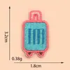 Nueva Serie de Dibujos Animados Mini Pegatinas de Tela Bordado DIY Accesorios de Ropa Decoración Mochila Escolar Infantil Decorativa Estilo Pegamento Caliente