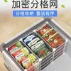 Cesta de Almacenamiento Divisoria para Congelador, Divisor Especial para Congelador, Organizador de Clasificación, Estante en Capas, Estante de Almacenamiento Interno para Refrigerador