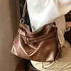 Bolso de Axila para Mujer 2026 Nuevo Otoño Vintage Bolso Tote para Viajes Diarios Gran Capacidad Bolso de Hombro Versátil Bolso Cruzado