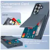 Samsung Z Fold 8 Capa de Celular Dobrável com Suporte para Cartões Dobrável 7 Concha da Dobradiça em TPU Macio Capa de Celular Samsung à Prova de Queda