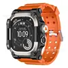 Pulseira iWatch S11 é Adequada para Pulseiras Apple Watch, Pulseira de Relógio Integrada de Metal de Silicone Frogman, Pulseira de Alto Padrão do Ano do Cavalo