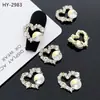Accesorios para Uñas con Diamantes Rosas de Amor Transparente Portátiles Accesorios para Uñas Satélite de Piedra Tridimensional Accesorios para Uñas con Diamantes Morados Venta al por Mayor