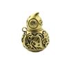 Latão seis palavras mantra cobre cabaça chaveiro pingente cinco moedas dos Imperadores cobre antigo ornamentos objetos antigos velhos