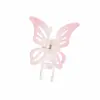 Exquisito Pasador de Mariposa Hueca Degradado, Pinza de Tiburón de Gama Alta de Moda para Cabello Grueso, Accesorio Grande para el Cabello para la Parte Posterior de la Cabeza