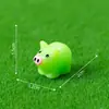 Miniaturas adoráveis de porquinhos para micro-paisagens, decorações fofas de jardim, enfeites DIY, acessórios para pendurar e pequenas decorações de mesa