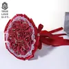 Fornecedor direto de fábrica para casamentos grande pe casamento buquê de noiva bola de flores de casamento fita de casamento buquê de casamento